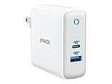 Anker PowerPort+ Atom III Kompaktes 60W PIQ 3.0 & GaN Tech Wandladegerät, Doppel-Port mit PIQ 2.0...