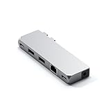 SATECHI USB-C Hub Multiport Adapter Pro Hub Mini – USB4, USB-A Daten, USB-C Daten, Gigabit...