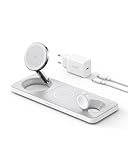 Anker MagGo Faltbare 3-in-1 Kabellose Ladestation, Qi2-zertifiziertes ultraschnelles 15W kabelloses...