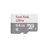 SanDisk SDSQUNC-064G-GN6MA Ultra 64GB Android microSDXC Speicherkarte + SD-Adapter bis zu 80 MB/Sek,...