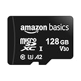 Amazon Basics MicroSDXC-Speicherkarte, 128 GB, mit SD-Adapter, A2, U3, 100 MB/s max....