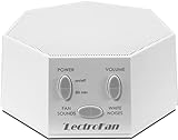 LectroFan ASM1007-G Weißes Rauschgerät mit Lüftergeräuschen und Schlaf-Timer (Weiß)