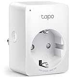 Tapo WLAN Smart Steckdose Tapo P100, Smart Home WiFi Steckdose, Alexa Zubehör, funktioniert mit...