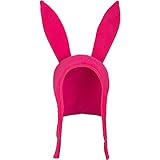 Concept One Damen Bob's Burgers Louise Cosplay Bunny Hat with Floppy Ears Fleece Beanie-Mütze,...