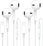 iPhone In-Ear Kopfhörer mit Kabel, 2 Pack HiFi Stereo Ohrhörer mit Lightning Anschluss Mikrofon...