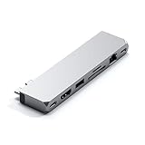 SATECHI USB-C Hub Multiport Adapter Pro Hub Max – USB4, USB-A Daten, USB-C Daten, Gigabit...