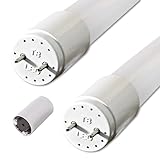 pureled 2er Pack LED Röhre 120cm - GLAS T8 G13 - neutralweiß (4000K) - 18W (ersetzt 36W) - 1800...