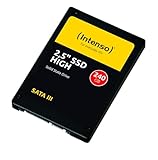 Intenso Interne 2,5' SSD SATA III High, 240 GB, 520 MB/Sekunden, Schwarz, Festkörper-Laufwerk