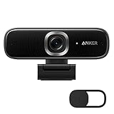 Anker PowerConf C300 Smart Full HD Webcam, mit Mikrofon, AI Framing & Autofokus, 1080p, 60 FPS...