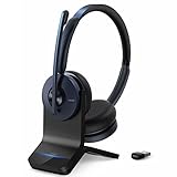 Anker PowerConf H700 mit Ladepad, Bluetooth Headset mit Mikrofon, Aktive Geräuschunterdrückung,...