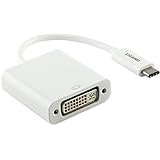 Ligawo 6518952 USB 3.1 Typ C Stecker zu DVI Buchse Adapter | Win 10 / Mac OS ab 10.2 / Linux /...