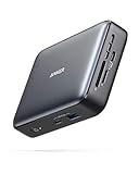 Anker PowerExpand 7-in-1 Thunderbolt 3 Mini Dock Station für USB-C Laptops, Max 45W zum Aufladen...