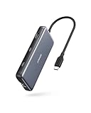 Anker 533 USB-C Hub (8-in-1) PowerExpand USB-C Adapter, 100W Power Delivery, 4K 60Hz HDMI, 10 Gbit/s...