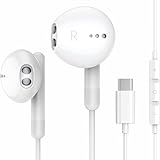 USB C Kopfhörer für iPhone 15 Pro Max 15 Plus iPad Pro In-Ear Kopfhörer mit Kabel USB C,...