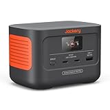 Jackery Explorer 100 Plus, 99 Wh/31000 mAh Tragbare Powerstation mit LiFePO4 Akku mit 128 W Ausgang,...