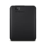 WD Elements Portable externe Festplatte 5 TB (mobiler Speicher, USB 3.0-Schnittstelle,...