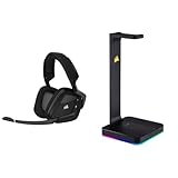 Corsair Void Elite RGB Wireless Gaming Headset (7.1 Surround Sound, 12 Meter Reichweite) carbon &...