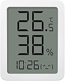 Homidy digitales Thermometer Hygrometer Innen 3.5″ HD Großbild-Feuchtigkeitsmesser Hochpräziser...