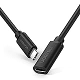 UGREEN USB C Verlängerungskabel 0.5M, 4K@60Hz 100W USB 3.1 Gen 2 USB C Verlängerung 10 Gbps...