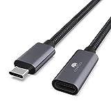 USB C Verlängerung 1m CONMDEX Typ C Stecker auf Buchse Verlängerungskabel USB 3.2 Kabel...