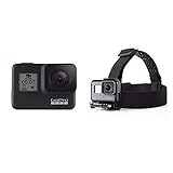 GoPro HERO7 Schwarz – wasserdichte Digitale Actionkamera mit Touchscreen, 4K-HD-Videos,...
