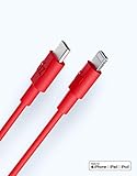 equinux tizi flip ULTRA – USB-C auf Lightning Kabel (50cm, rot), Apple Mfi zertifiziert, PD Power...