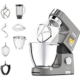 Kenwood Titanium Chef Patissier XL KWL90.034SI – Küchenmaschine mit integrierter Waage & 7 L...