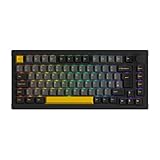 Akko 5075S RGB Mechanische Gaming Tastatur, ISO-UK 75% Layout with Knob, USB Wired Keyboard, 83 Keys...