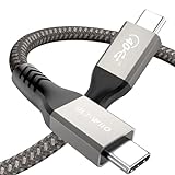 Zertifiziert USB4 Kabel mit Thunderbolt 4 Kabel, 40Gbps USB C Datenkabel, PD 3.0 100W QC...