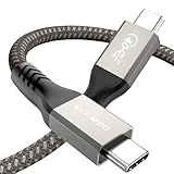 Zertifiziert USB4 Kabel mit Thunderbolt 4 Kabel, 40Gbps USB C Datenkabel, PD 3.0 100W QC...