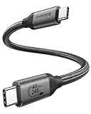 Silkland USB4 Kabel mit Thunderbolt 4 Kabel 30cm, 40Gbps Datenkabel, 8K@60Hz 4K@144Hz HDR...