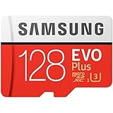 Samsung Micro SDXC 128GB Class 10 EVO Plus U3 Memory Card (inkl. SD Adapter, bis zu 100MB/s) [Amazon...