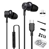 ZXQ USB C Kopfhörer mit Kabel,In-Ear Kopfhörer USB C mit Mikrofon für Samsung Galaxy A54 A53 S23...