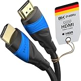KabelDirekt – 8K/4K HDMI-Kabel – 1,5 m – 8K@60Hz (Extra-Kupfer für schnelles Ultra HD,...