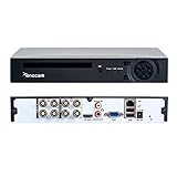 Xenocam 8CH 1080N Hybrid 5-in-1 AHD DVR (1080P NVR + 1080N AHD + 960H Analog + TV + CVI) Standalone...