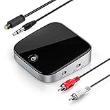 ZeaLife Bluetooth Audio Adapter 5.0 Bluetooth Transmitter Empfänger 2 in 1 Sender Receiver aptX Low...