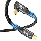 USB4 Kabel, mit Thunderbolt 4 Kabel, 240W Ladekabel, 40Gbps Datenkabel, 8K@60Hz HDR, USB C auf USB C...