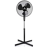 TRESKO AERSON Standventilator 40cm | Ventilator höhenverstellbar bis 120cm | hoher Luftdurchsatz...