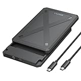 iDsonix 2,5 Zoll festplattengehäuse 6Gbps USB C 3.1 festplattengehäuse für 7mm/9.5mm SATA III SSD...