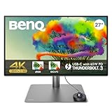 BenQ PD2725U Grafiker Monitor (AQCOLOR Technologie, 27 Zoll, 4K UHD, IPS, P3 Farbraum, Thunderbolt...