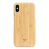 Woodcessories - Handyhülle kompatibel mit iPhone XS Hülle Holz, iPhone X Hülle Echtholz - EcoSlim...