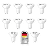 Wenscha GU10 LED Warmweiss Glühbirne, 5W Ersetzt 32W Halogenlampen,3000K LED GU10 Warmweiss,...