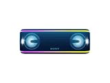 Sony SRS-XB41 kabelloser Bluetooth Lautsprecher (tragbar, mehrfarbige Lichtleiste,...