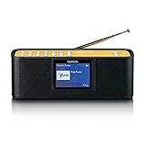 Lenco PDR-045 tragbares DAB+ Radio - DAB+ Radio mit Bluetooth® - PPL FM-Radio - 2 x 3 Watt RMS - 5...