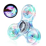 SCIONE Fidget Spinner,Leuchtende Fidget Toys für Kinder LED Kristall Fidget Finger Toy Hand Fidget...