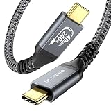 Zertifiziert USB4 Kabel und Thunderbolt 4 Kabel 120cm, 40Gbps USB C Kabel mit 240W PD 3.1 EPR...