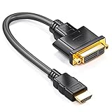 deleyCON HDMI zu DVI Adapter-Kabel - HDMI Stecker zu DVI Buchse 24+5-1080p Full HD HDTV 1920x1080 -...