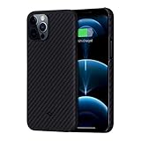 PITAKA MagEZ Case, ultradünn, magnetische Hülle für iPhone 12 Pro Max(6,7')Aramidfaser,...