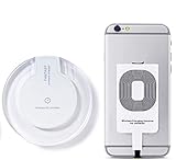 Qrity Wireless Ladegerät, Qi Drahtloses Ladegerät Induktive Ladestation + Empfänger für iPhone 7...