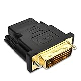 luoshaPUCY DVI auf HDMI Adapter, HDMI Buchse zu DVI Stecker (24+1) HDMI zu DVI Adapter 1080p -...